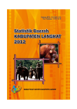 Statistik Daerah Kabupaten Langkat 2012