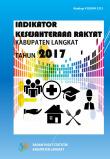 Welfare Indicators of Langkat Regency 2017